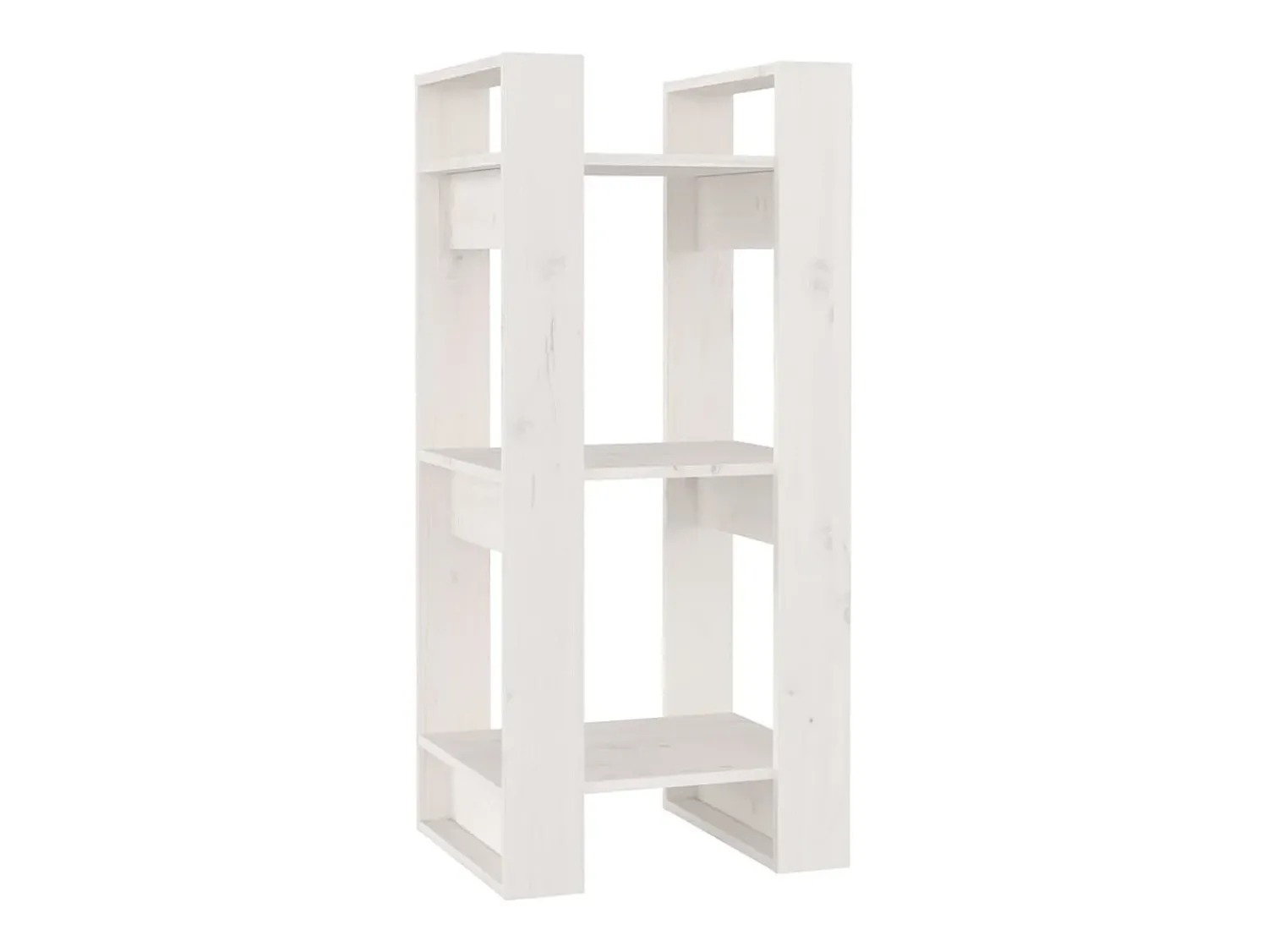 Prateleira*vidaxl Estante/divisória 41x35x91 cm pinho maciço Branco