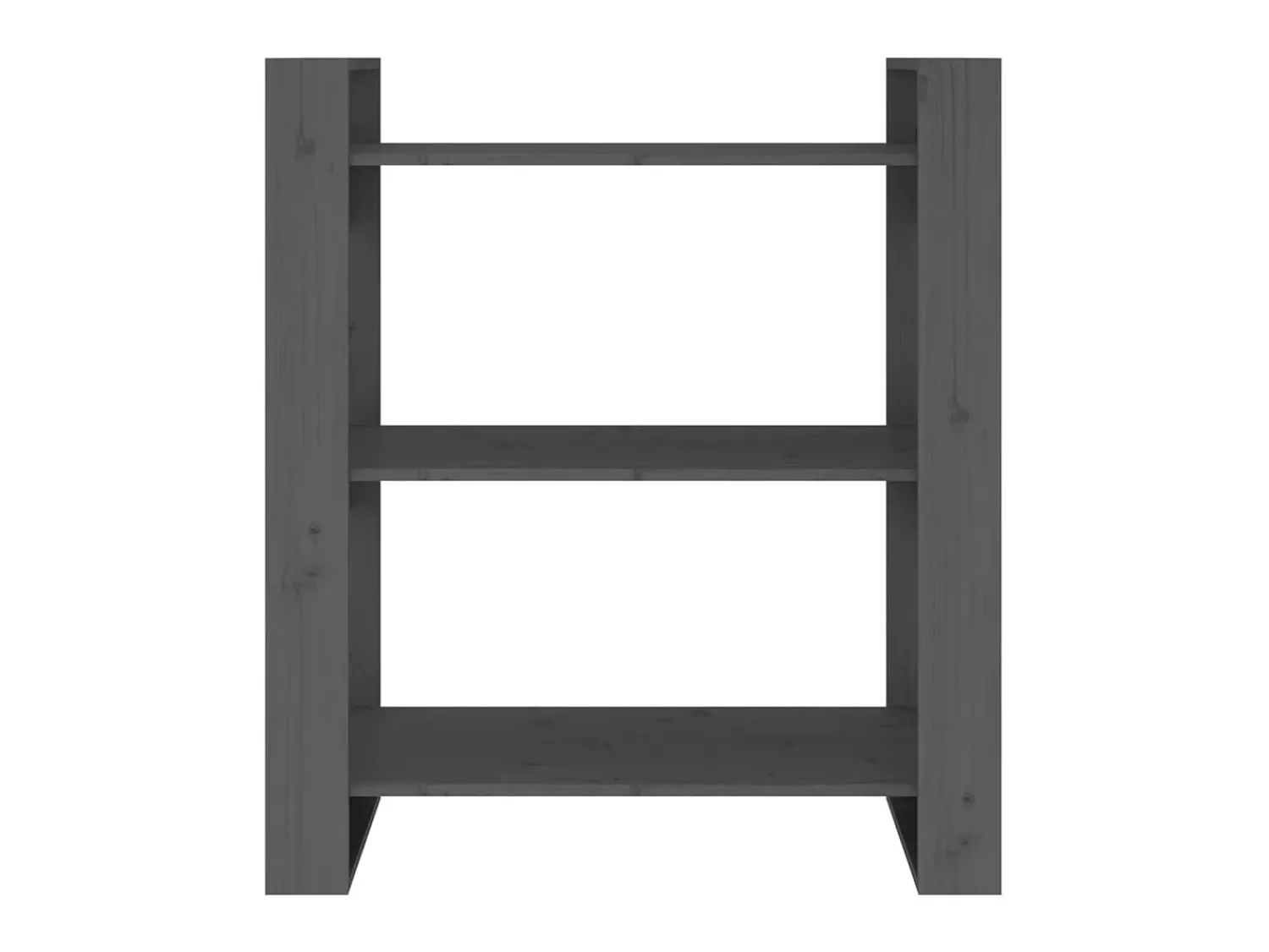 Biblioteca* Estante/divisória 80x35x91 cm pinho maciço PT647960 Cinzento