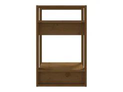 Biblioteca| Estante/divisória 41x35x57 cm pinho maciço mel PT712496 Castanho