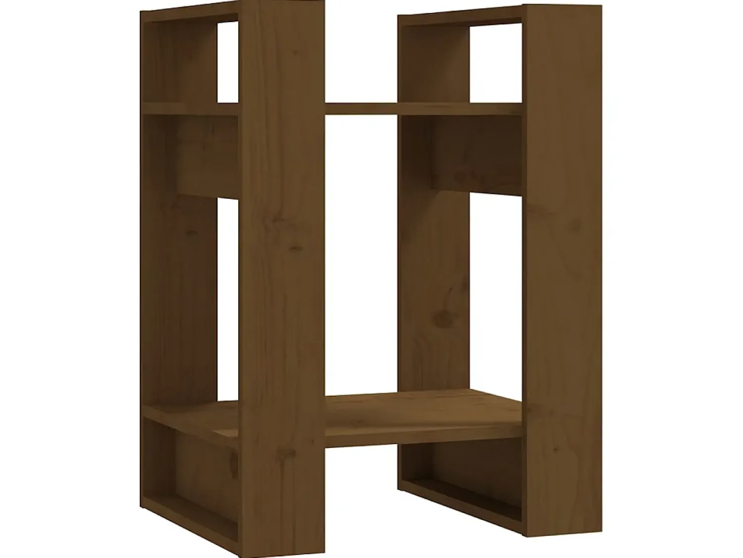 Biblioteca| Estante/divisória 41x35x57 cm pinho maciço mel PT712496 Castanho