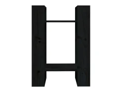 Biblioteca| Estante/divisória 41x35x57 cm pinho maciço PT501201 Preto