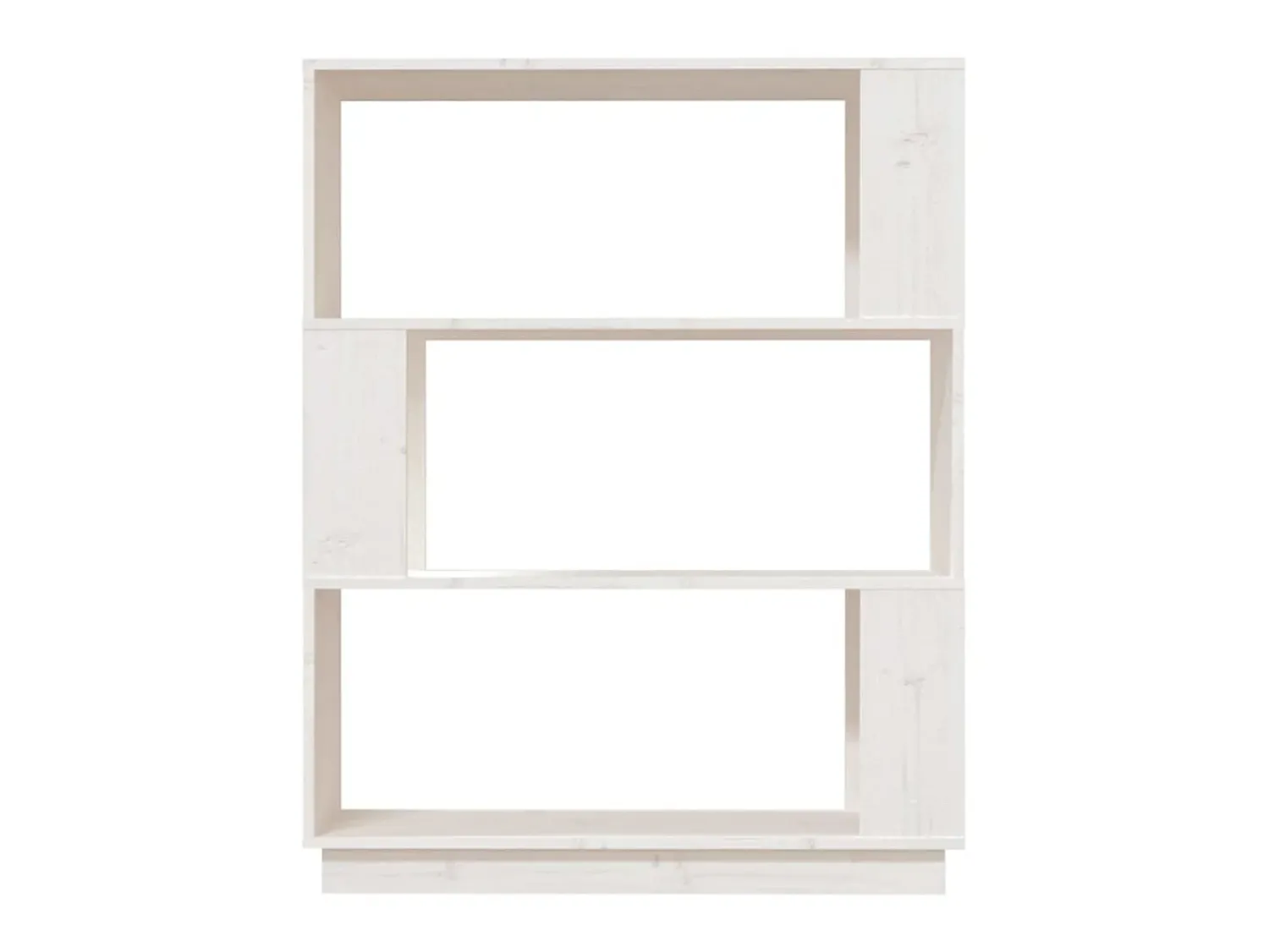 Biblioteca| Estante/divisória 80x25x101 cm pinho maciço PT506300 Branco