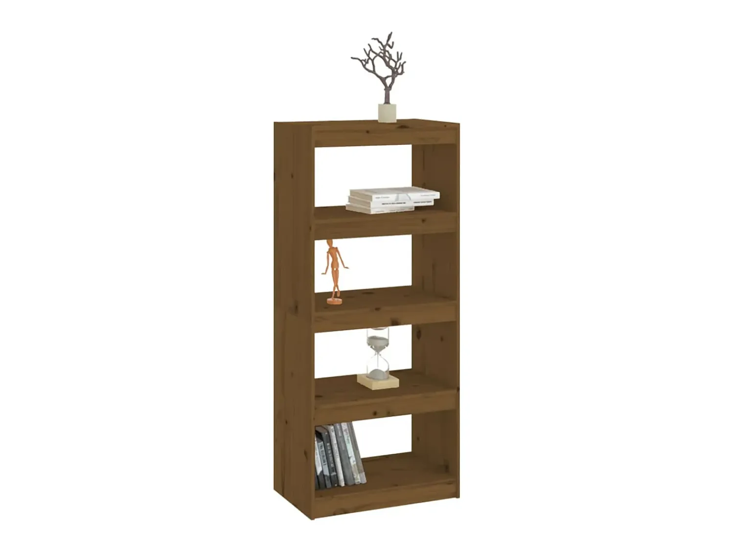 Online Estante/divisória 60x30x135,5 cm pinho maciço mel PT108054 Castanho