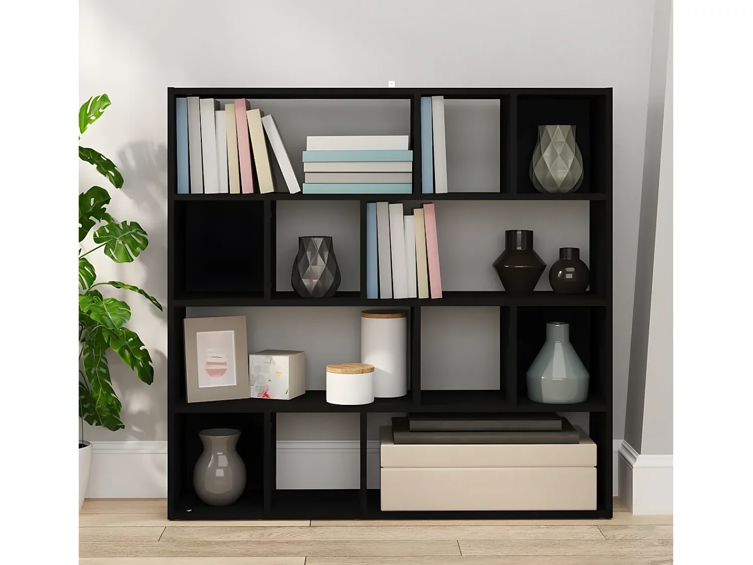 Best Estante/divisória 105x24x102 cm PT549073 Preto