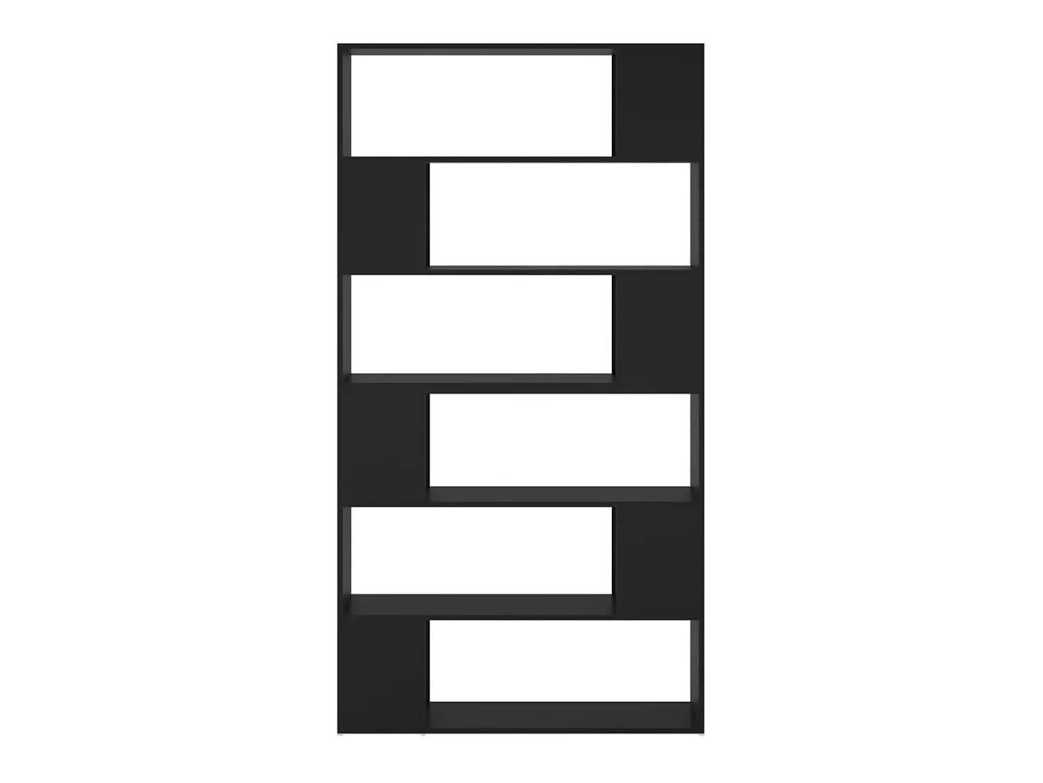 Biblioteca* Estante/divisória 100x24x188 cm PT968336 Preto