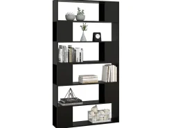 Biblioteca* Estante/divisória 100x24x188 cm PT968336 Preto