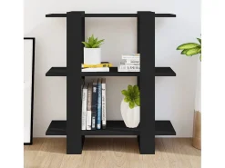 Biblioteca| Estante/divisória 80x30x87 cm PT392769 Preto
