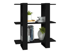 Biblioteca| Estante/divisória 80x30x87 cm PT392769 Preto