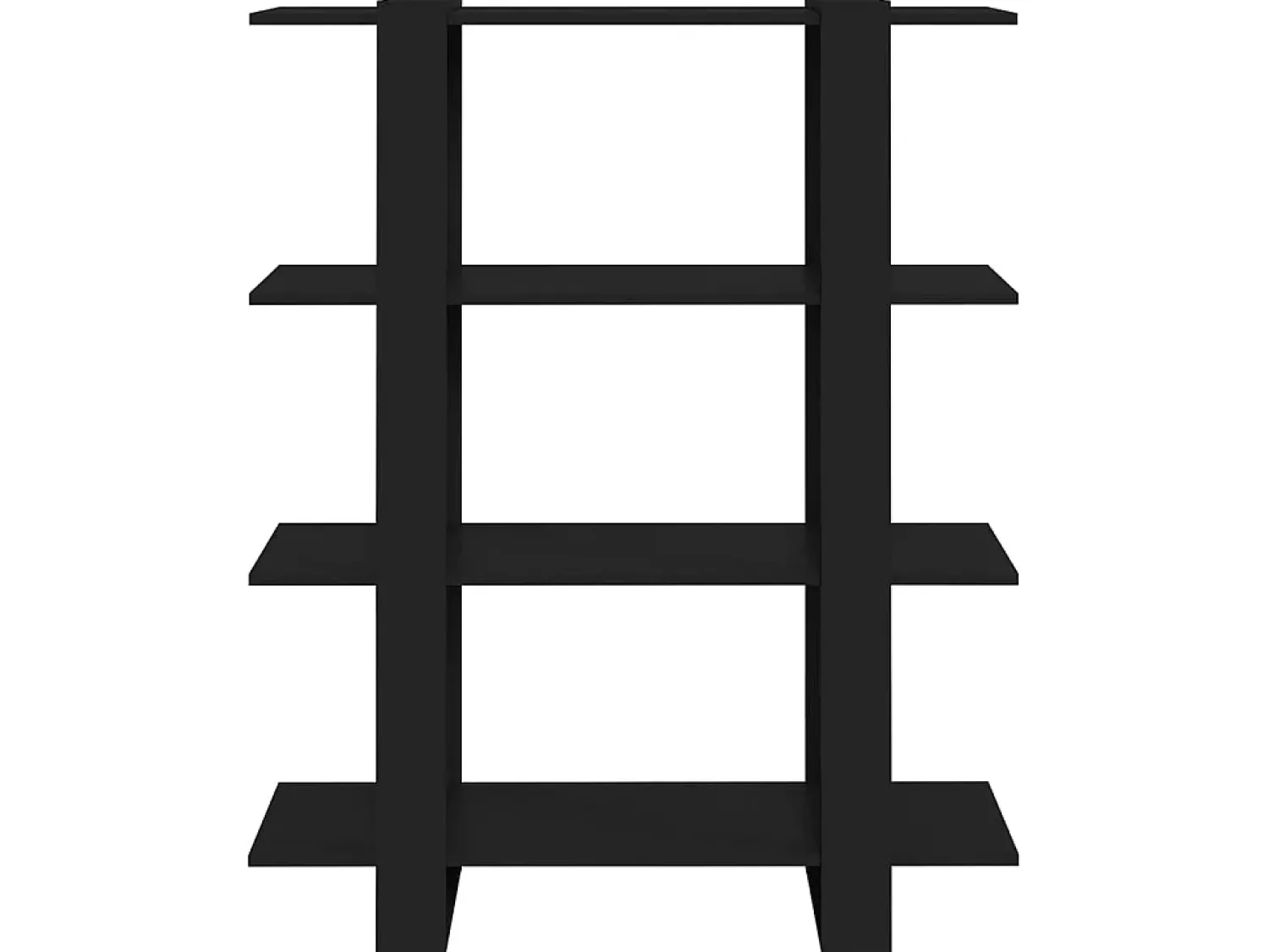 Biblioteca| Estante/divisória 100x30x123,5 cm PT569714 Preto