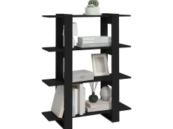 Biblioteca| Estante/divisória 100x30x123,5 cm PT569714 Preto