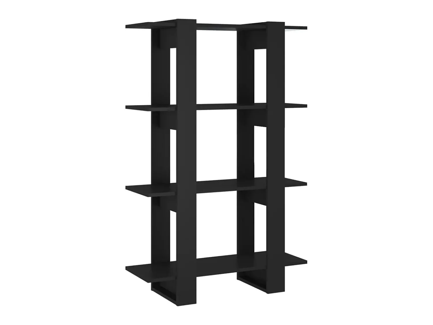 Biblioteca| Estante/divisória 80x30x123,5 cm PT198126 Preto