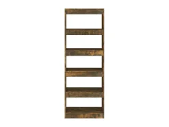 Online Estante/divisória 60x30x166cm contraplacado cor carvalho fumado PT256258 Castanho