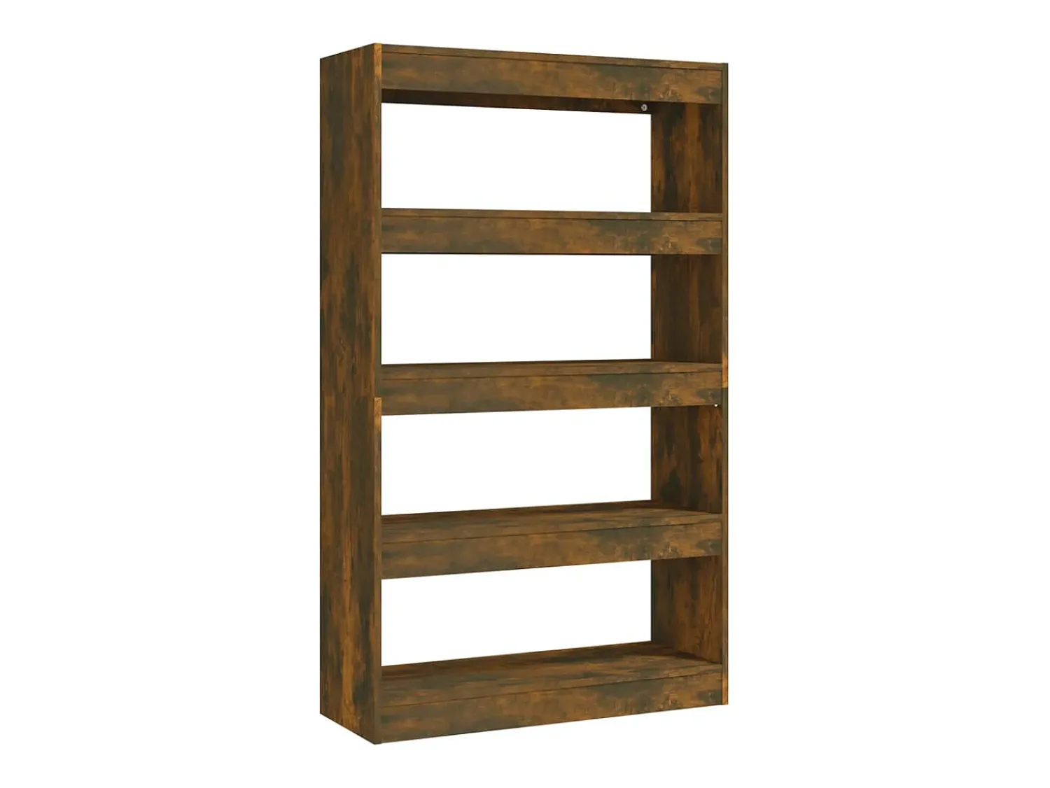 Prateleira|vidaxl Estante/divisória 80x30x135cm derivados madeira carvalho fumado Castanho