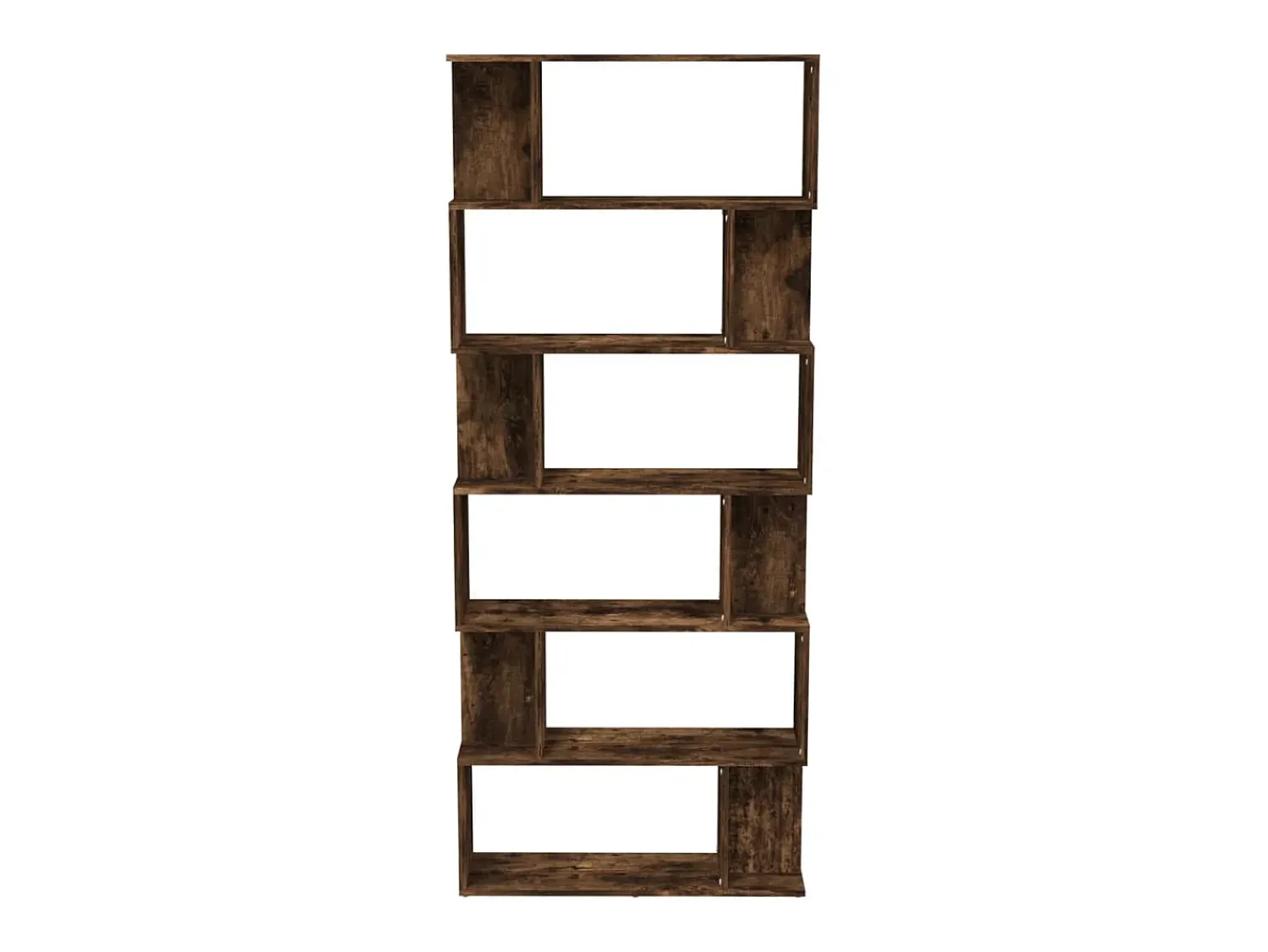 Biblioteca* Estante/divisória 80x24x192cm derivados madeira carvalho fumado PT581990 Castanho