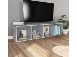 Online vidaxl Estante/móvel de TV derivados de madeira cimento Cinzento