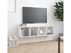 Biblioteca| Estante/móvel de TV 143x30x36 cm PT257571 Branco