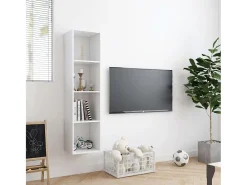 Biblioteca| Estante/móvel de TV 143x30x36 cm PT257571 Branco