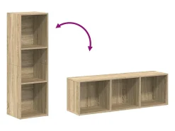 vidaxl Estante/móvel de TV 36x30x114 cm contraplacado carvalho sonoma^ Prateleira