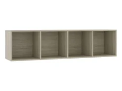 Estante/móvel de TV 143x30x36 cm contraplacado carvalho sonoma PT654435 Castanho