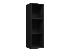 Biblioteca* Estante/móvel de TV 36x30x114 cm contraplacado PT752850 Preto