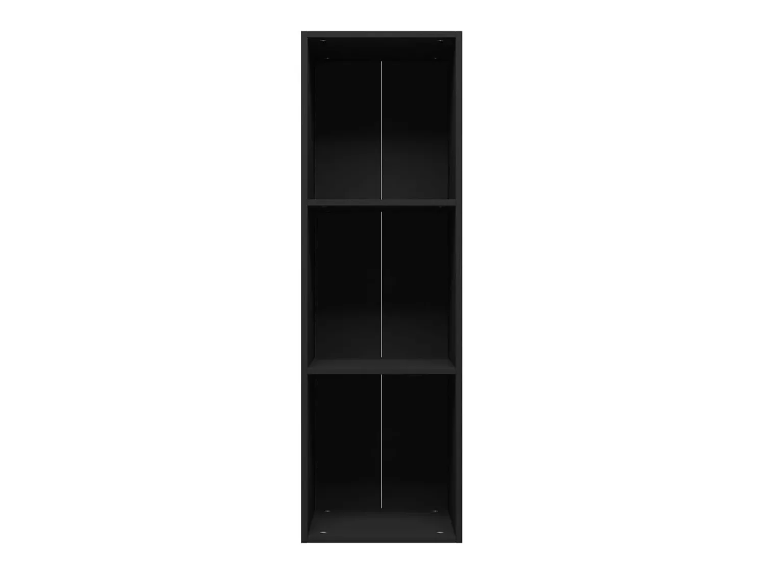 Biblioteca* Estante/móvel de TV 36x30x114 cm contraplacado PT752850 Preto