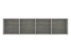 Clearance vidaxl Estante/móvel de TV 143x30x36 cm contraplacado cimento Cinzento