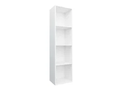 Biblioteca| Estante/móvel de TV 36x30x143 cm contraplacado PT450705 Branco