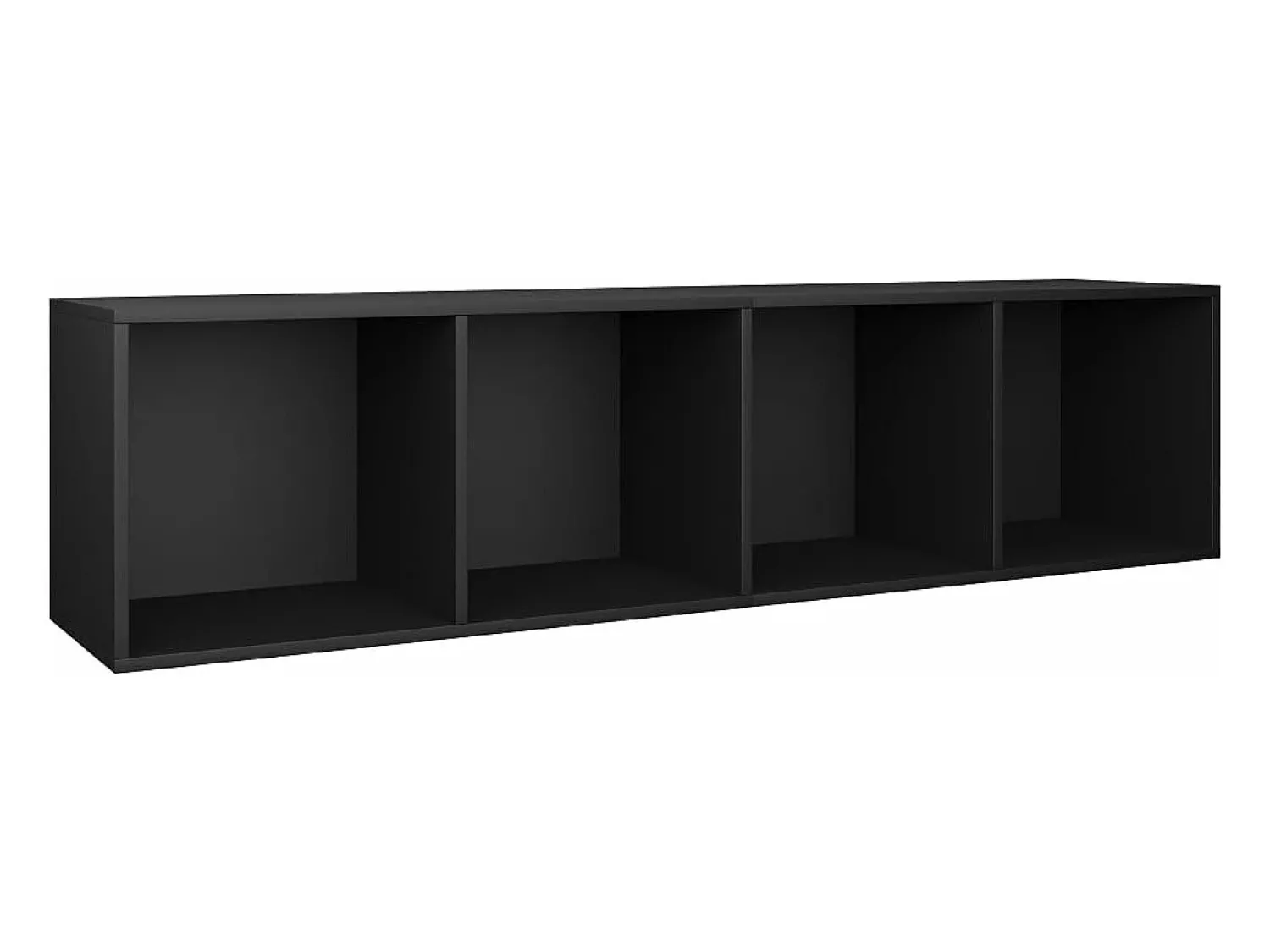 New vidaxl Estante/móvel de TV 36x30x143 cm derivados de madeira Preto