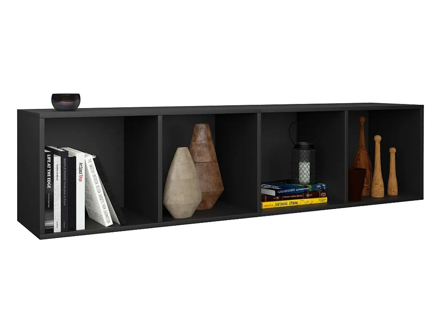 New vidaxl Estante/móvel de TV 36x30x143 cm derivados de madeira Preto