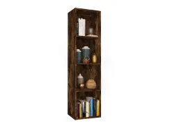 Discount Estante/Móvel de TV 36x30x143 cm madeira proc. carvalho fumado PT126964 Castanho