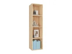 Biblioteca* Estante/móvel TV 36x30x143 cm contraplacado cor carvalho sonoma PT926721 Castanho