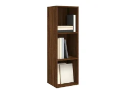 Biblioteca| Estante/móvel TV 36x30x114 cm deriv. madeira carvalho PT628463 Castanho