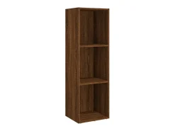 Biblioteca| Estante/móvel TV 36x30x114 cm deriv. madeira carvalho PT628463 Castanho
