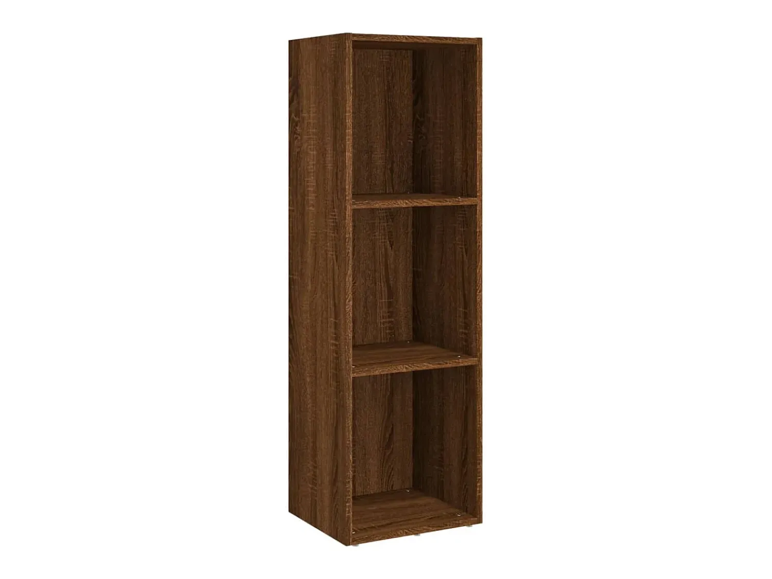 Biblioteca| Estante/móvel TV 36x30x114 cm deriv. madeira carvalho PT628463 Castanho