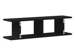 vidaxl Estantes de parede 2 pcs deriv. madeira carvalho^ Prateleira