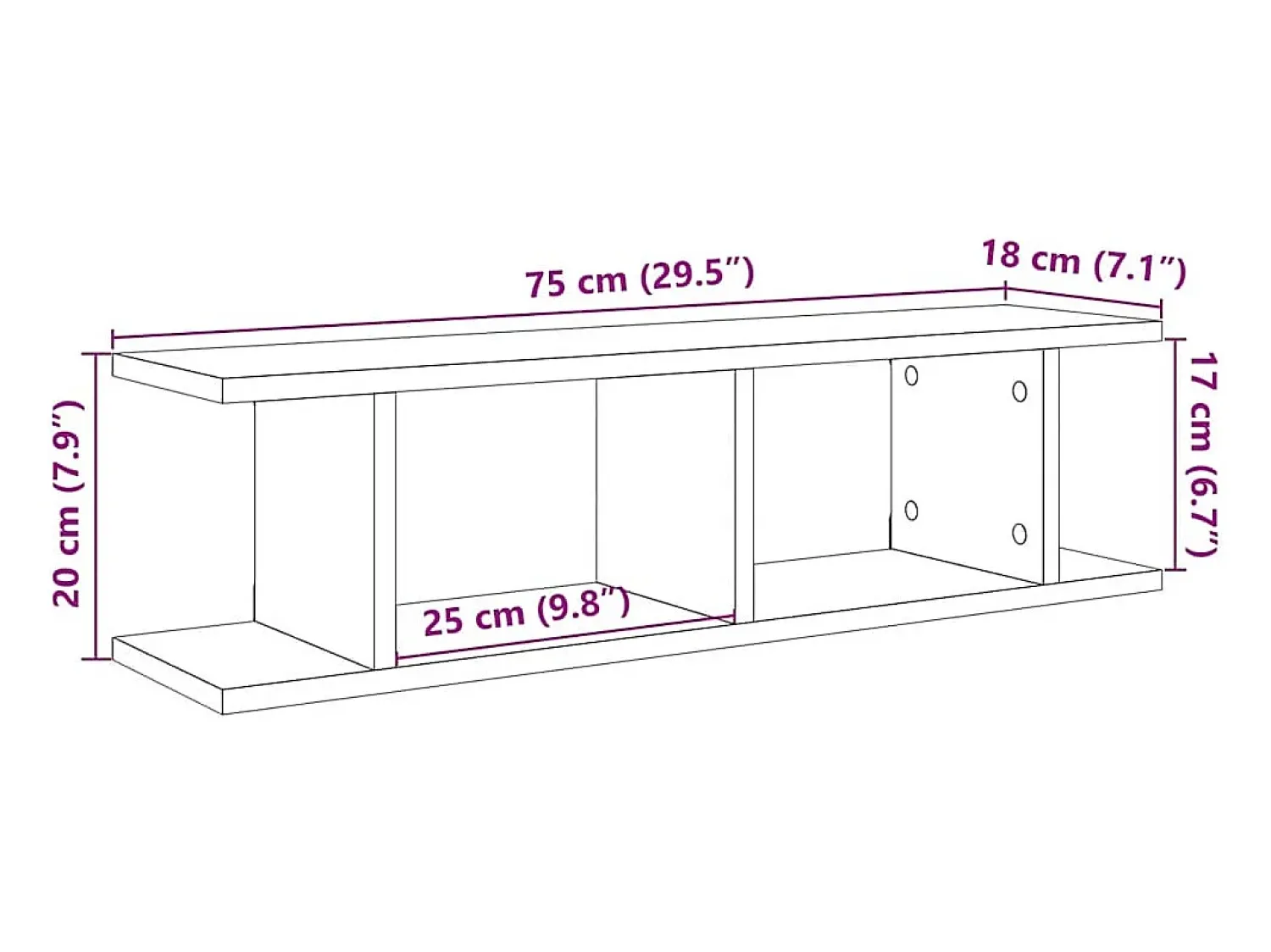 vidaxl Estantes de parede 2 pcs deriv. madeira carvalho^ Prateleira