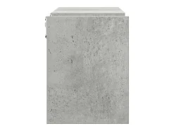Outlet vidaxl Estantes de parede 2 pcs derivados de madeira cinza cimento Cinzento