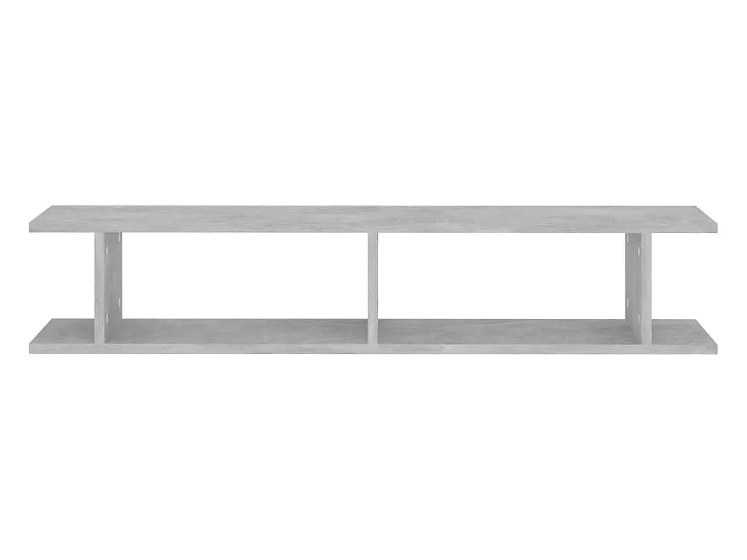 Online vidaxl Estantes de parede 2 pcs 105x18x20cm contrapl. cimento Cinzento