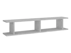 Online vidaxl Estantes de parede 2 pcs 105x18x20cm contrapl. cimento Cinzento
