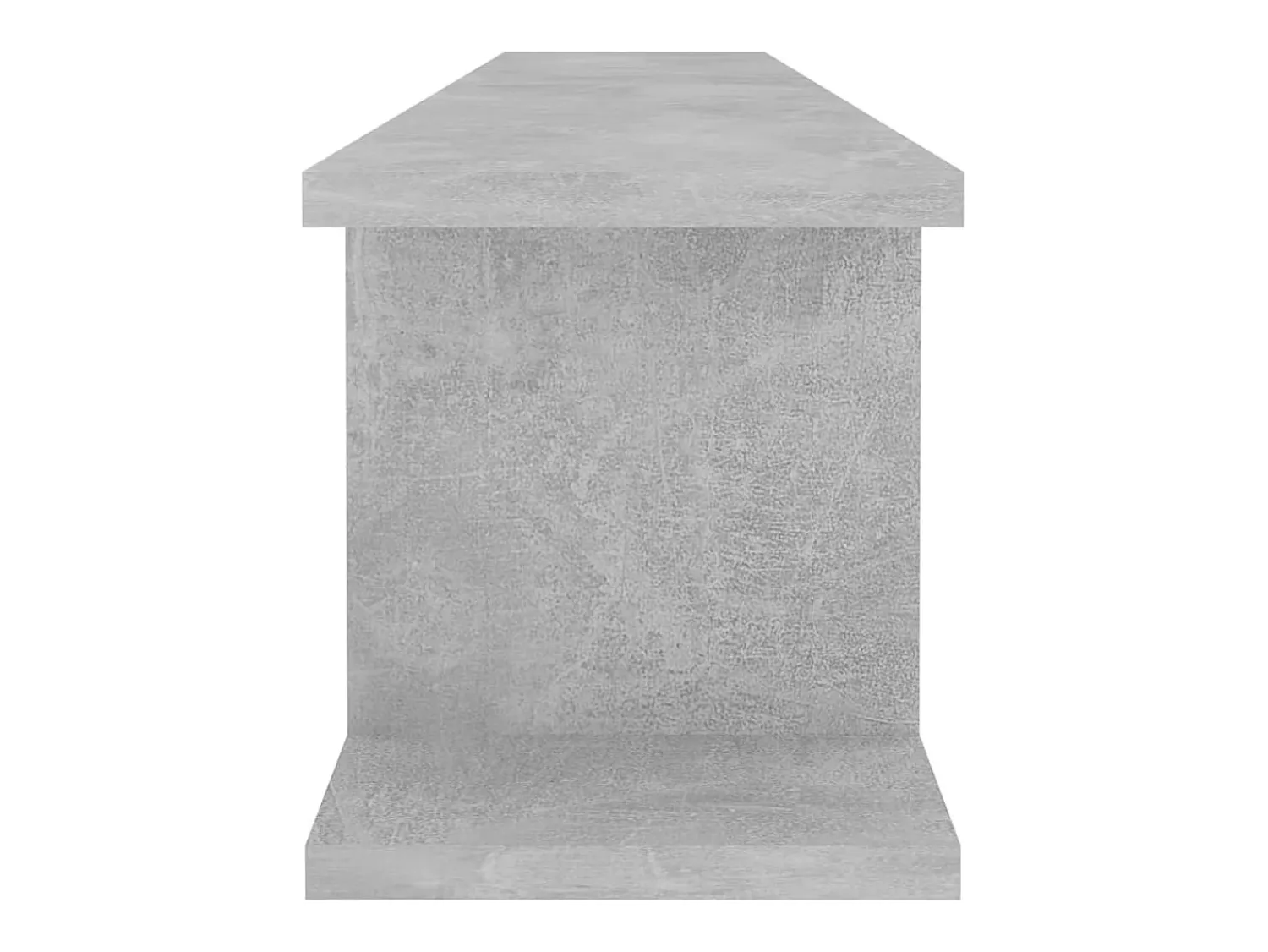 Online vidaxl Estantes de parede 2 pcs 105x18x20cm contrapl. cimento Cinzento