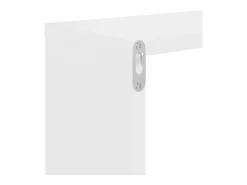 Prateleira|vidaxl Estantes de parede 2 pcs 100x15x20 cm derivados madeira Branco