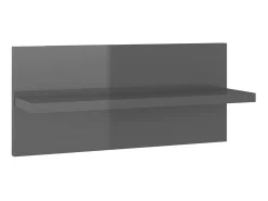 Hot Estantes de parede 4 pcs 40x11,5x18 cm brilhante PT640661 Cinzento
