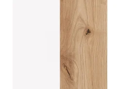 Outlet duehome Estantes Dess Blanco Artik (Blanco Mate) - Roble Nodi Cinzento