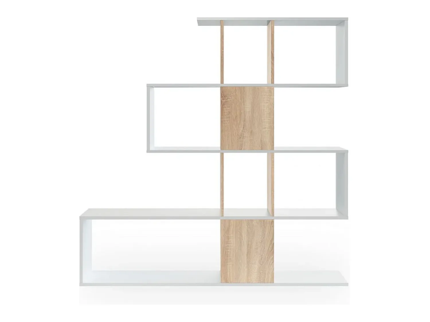 duehome Estantes Domi Blanco Artik (Blanco Mate) - Roble Canadian^ Prateleira