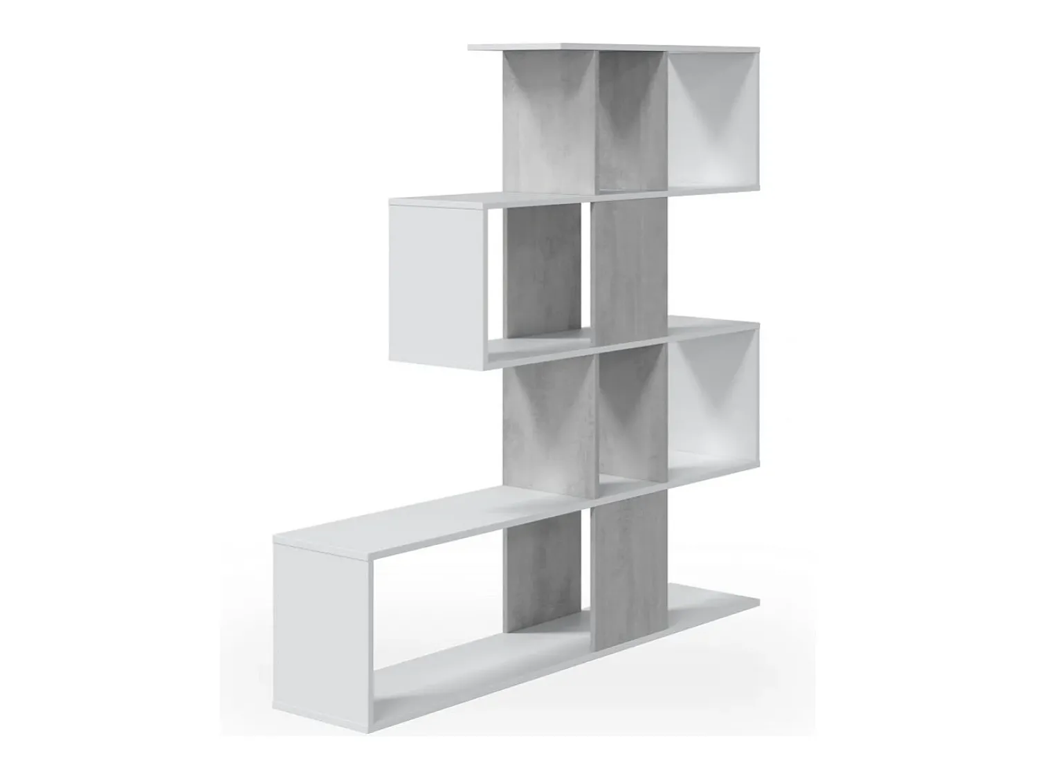 Best duehome Estantes Domi Blanco Artik (Blanco Mate) - Gris Cemento Cinzento