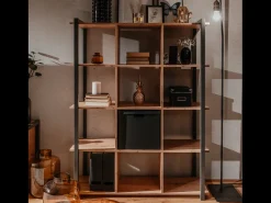 Prateleira|Concept-Usine Estantes Industriais KOTOR Carvalho/Antracite 12 Estantes 107x39x145 cm Natural claro