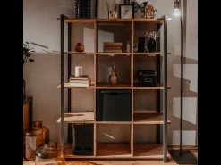 Prateleira|Concept-Usine Estantes Industriais KOTOR Carvalho/Antracite 12 Estantes 107x39x145 cm Natural claro