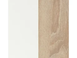 Prateleira*duehome Estantes Landa Blanco - Roble Natural claro / Branco