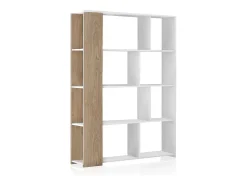 Prateleira*duehome Estantes Landa Blanco - Roble Natural claro / Branco
