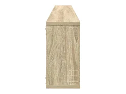 Prateleira*vidaxl Estantes parede cúbicas 2pcs derivados madeira carvalho sonoma Castanho